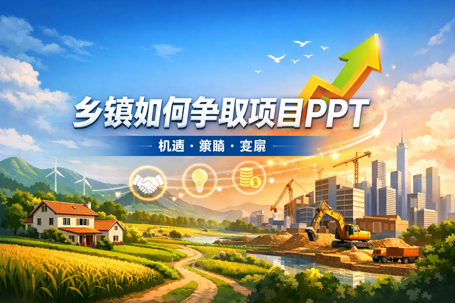 乡镇如何争取项目ppt