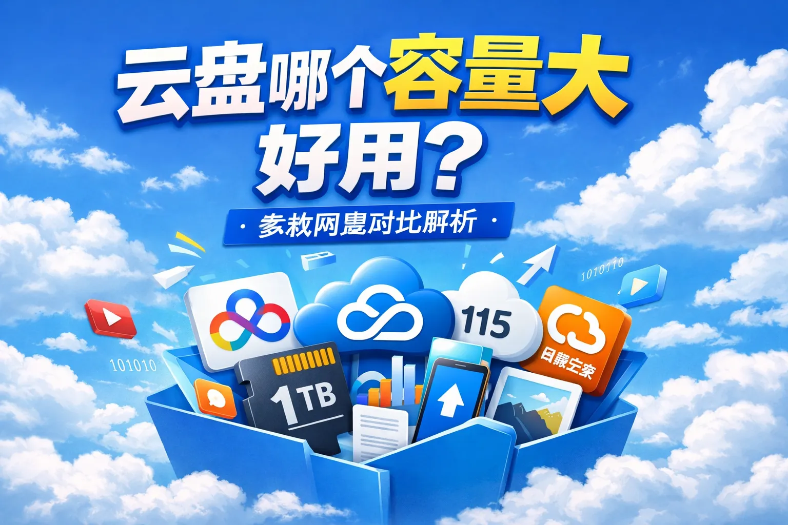 云盘哪个容量大 好用