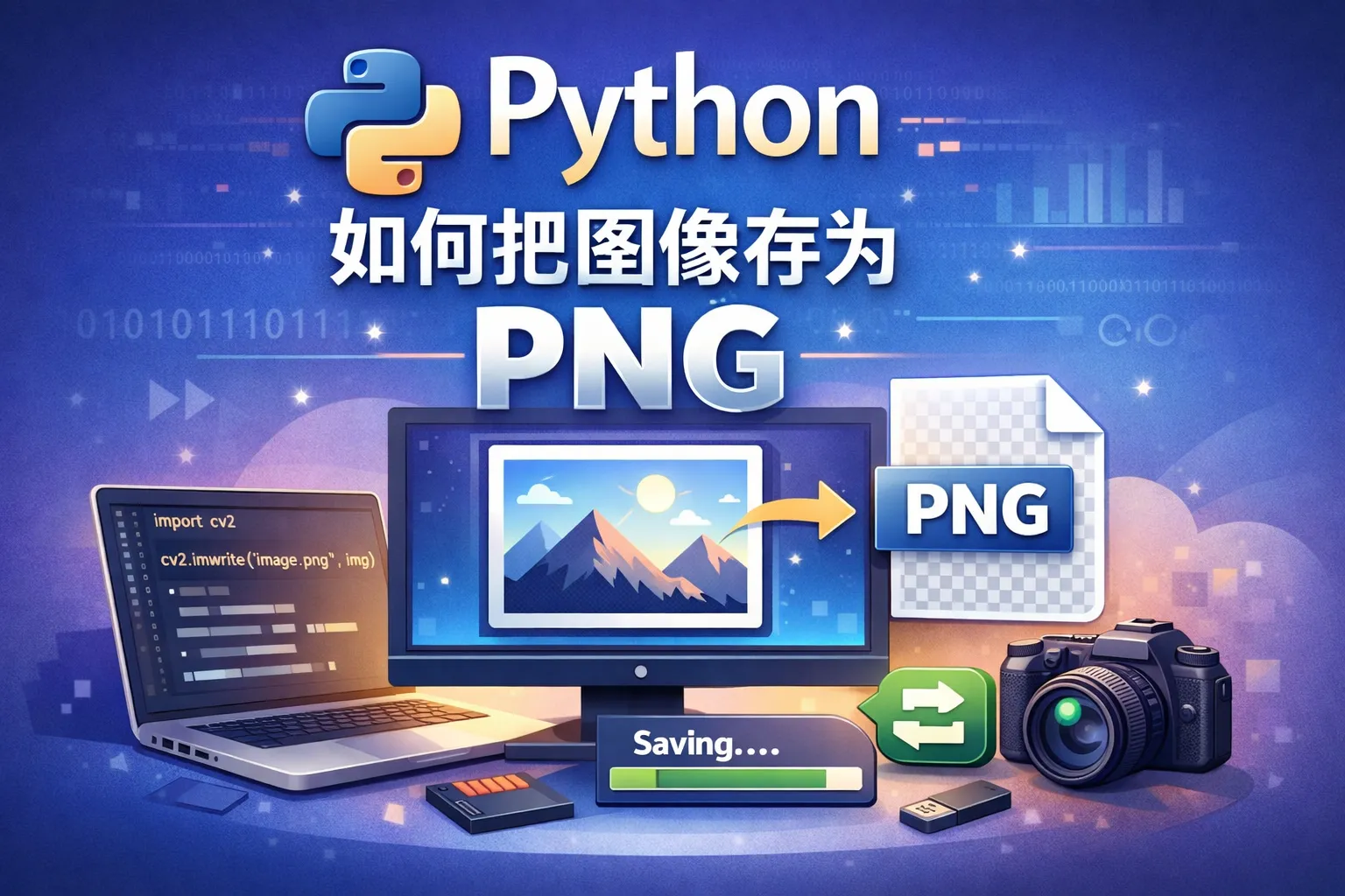 python如何把图像存为png