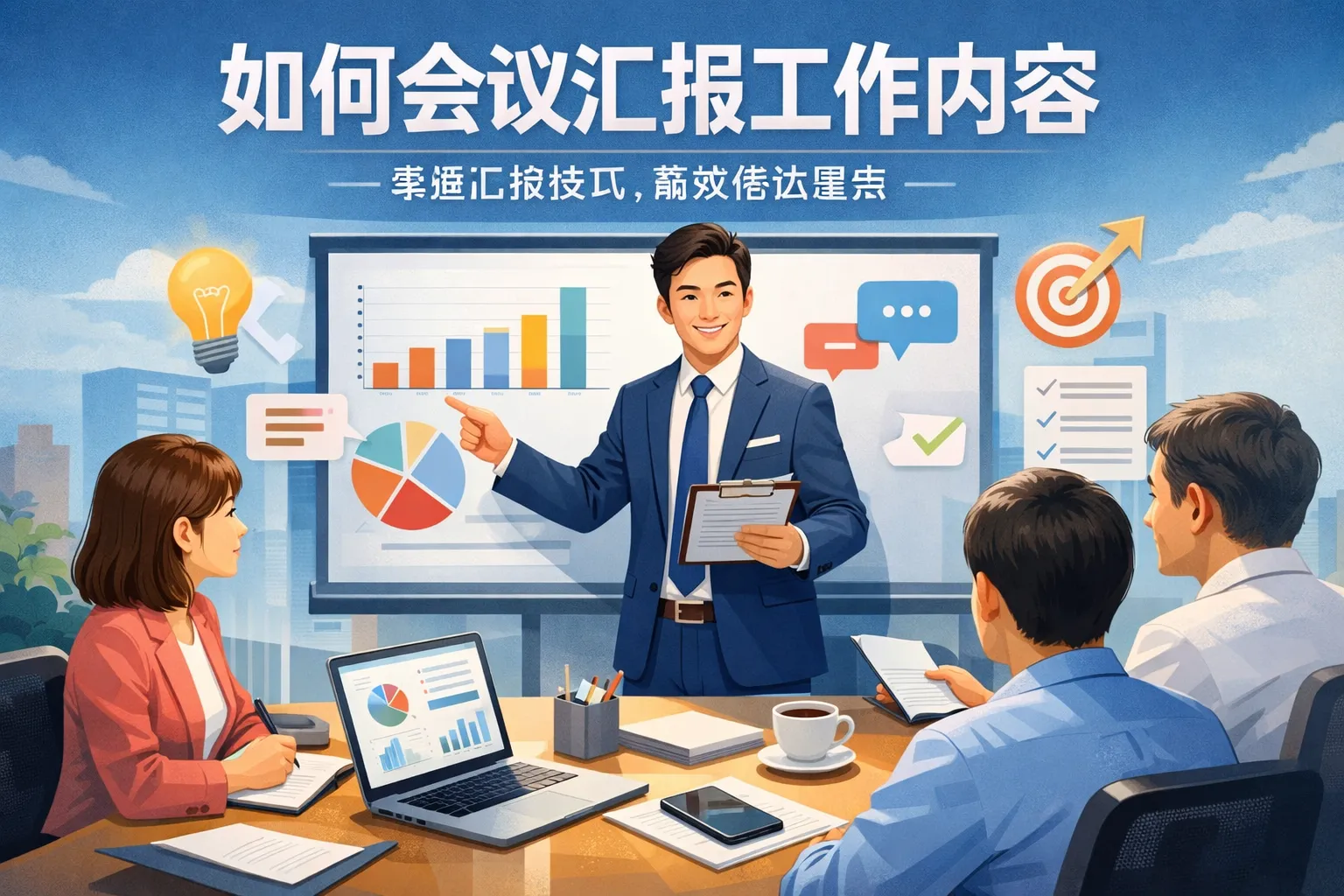 如何会议汇报工作内容