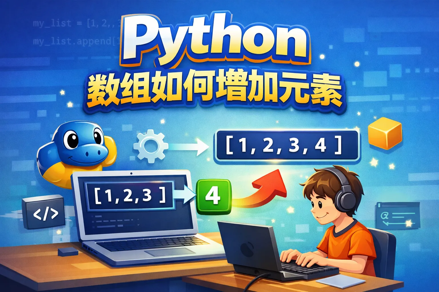 python数组如何增加元素