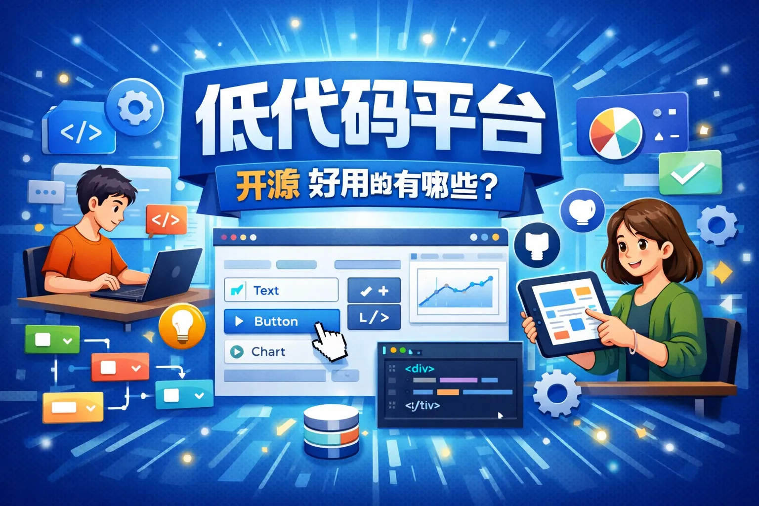 低代码平台 开源 好用的有哪些