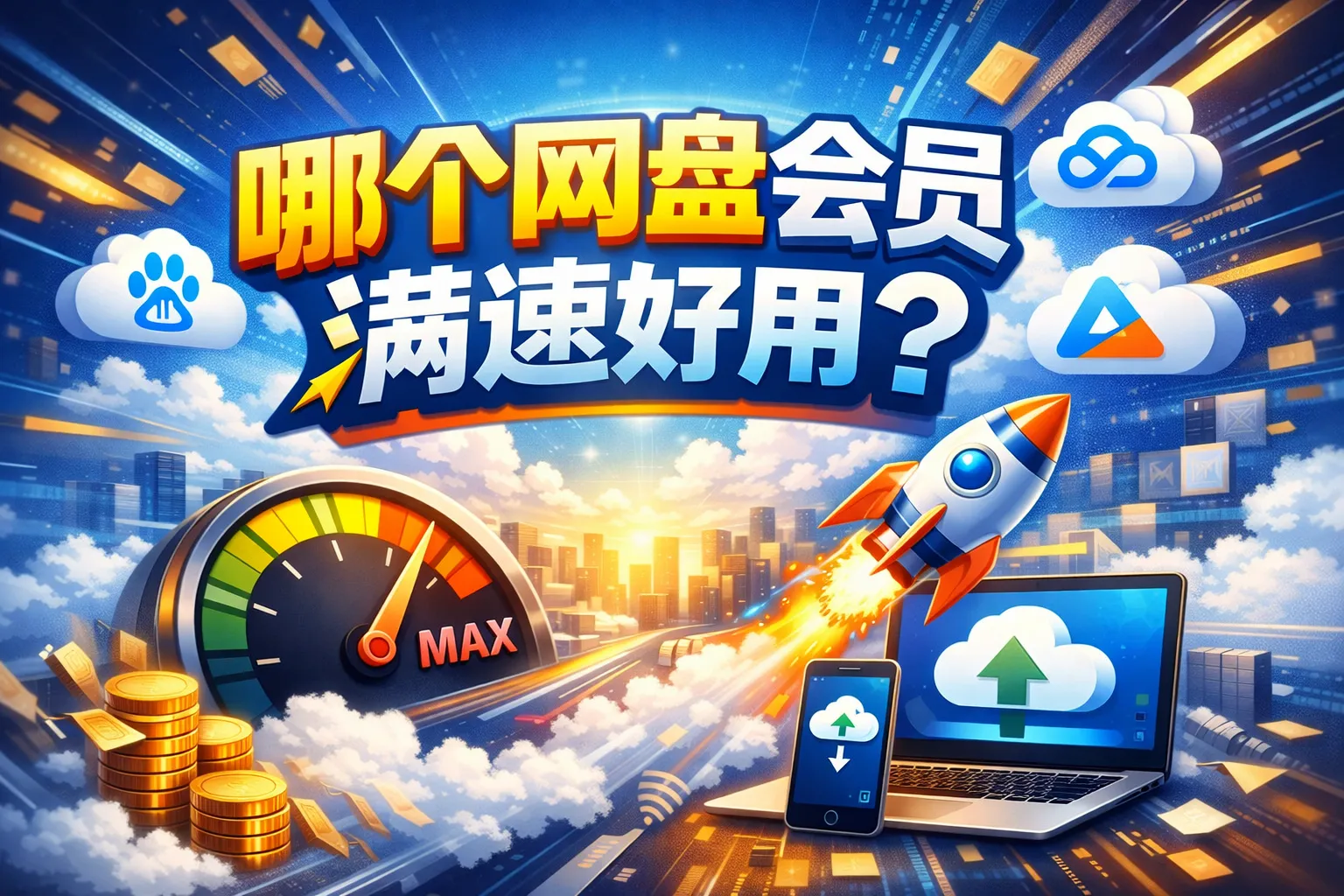 哪个网盘会员满速好用