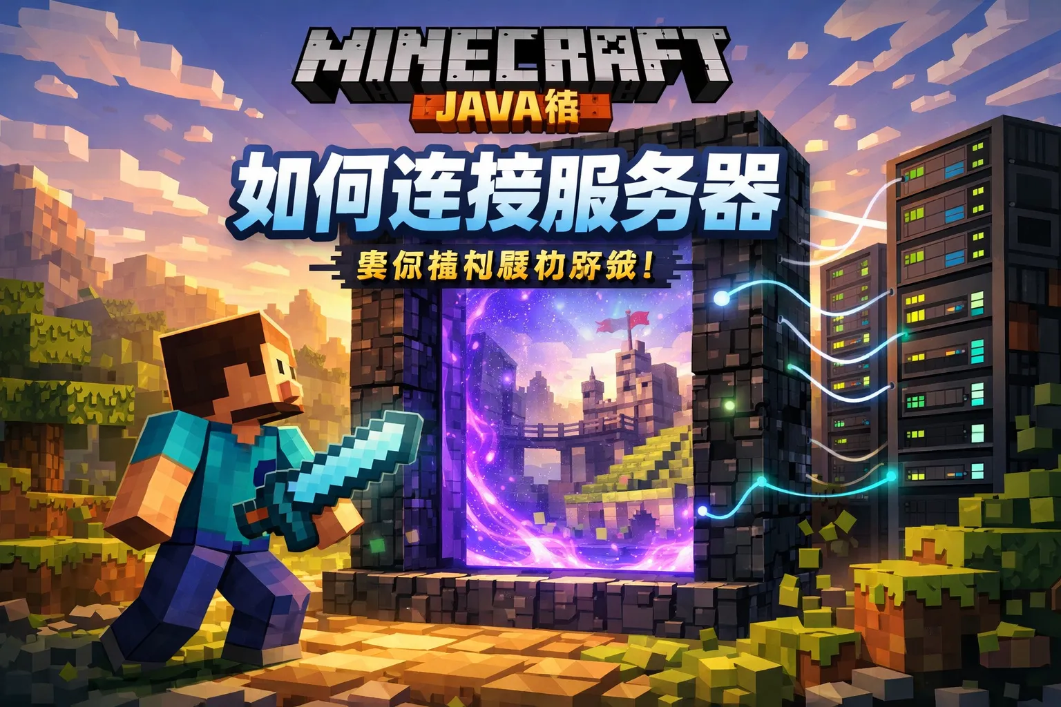 我的世界java版如何连接服务器
