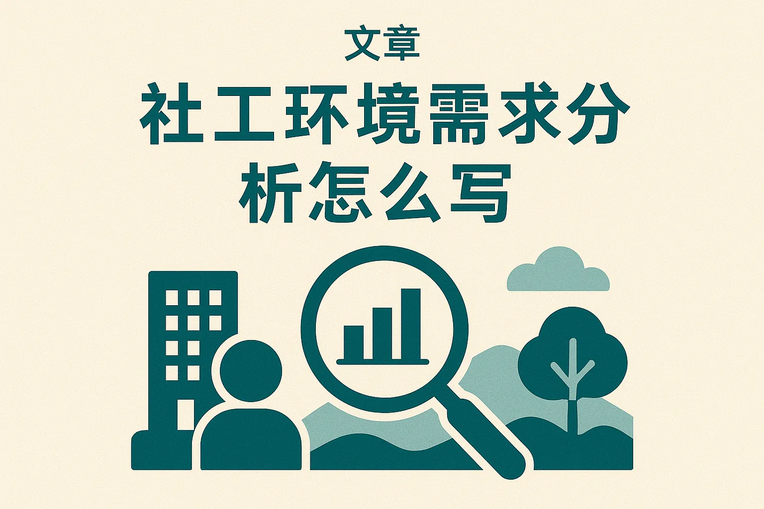 社工环境需求分析怎么写