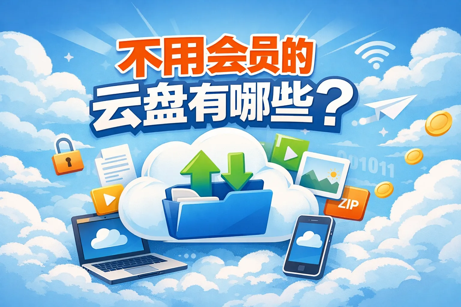 不用会员的云盘有哪些
