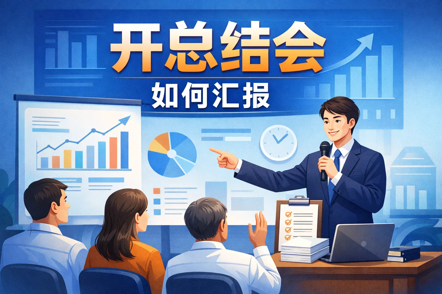 开总结会如何汇报