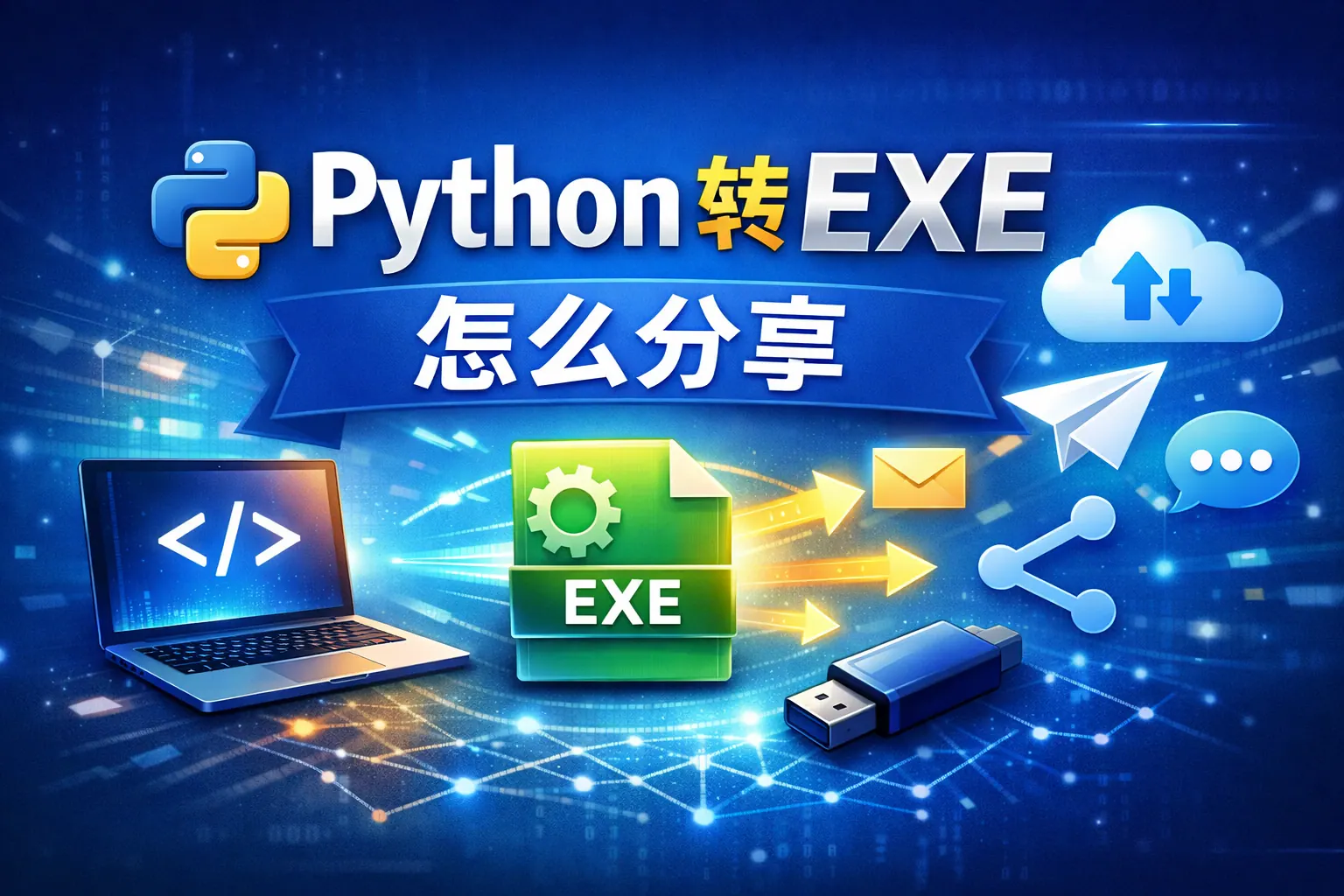 python转exe怎么分享