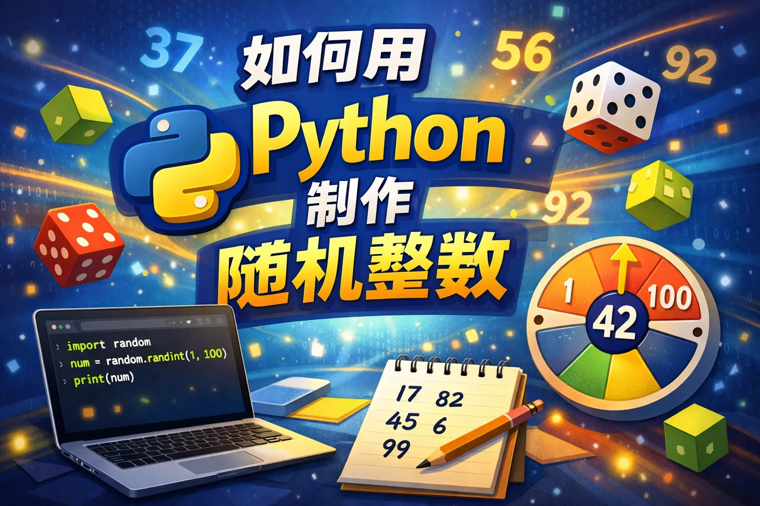 如何用python制作随机整数