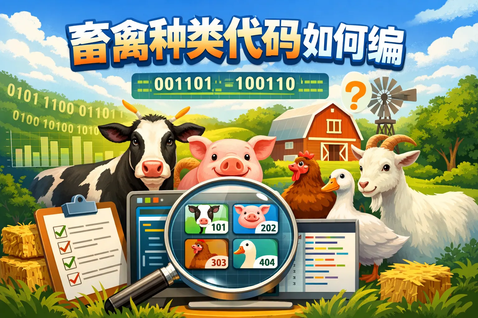 畜禽种类代码如何编