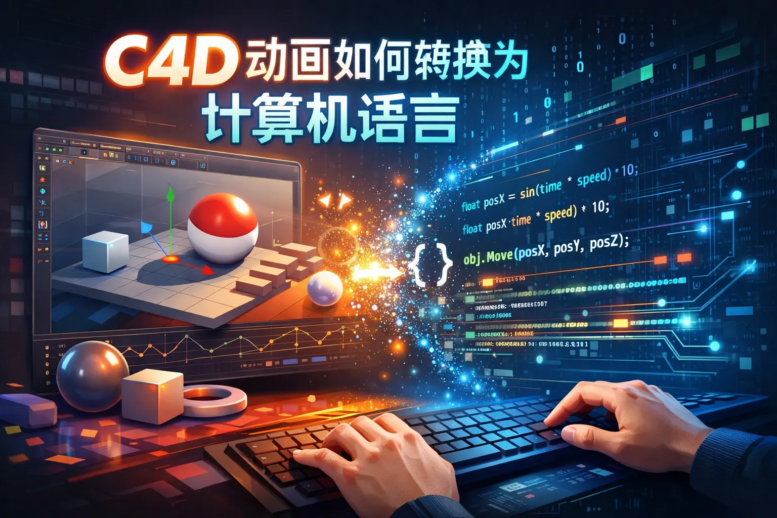c4d动画如何转换为计算机语言
