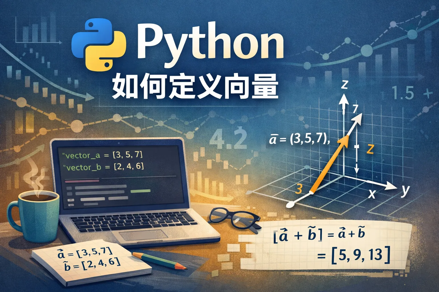 python 如何定义向量