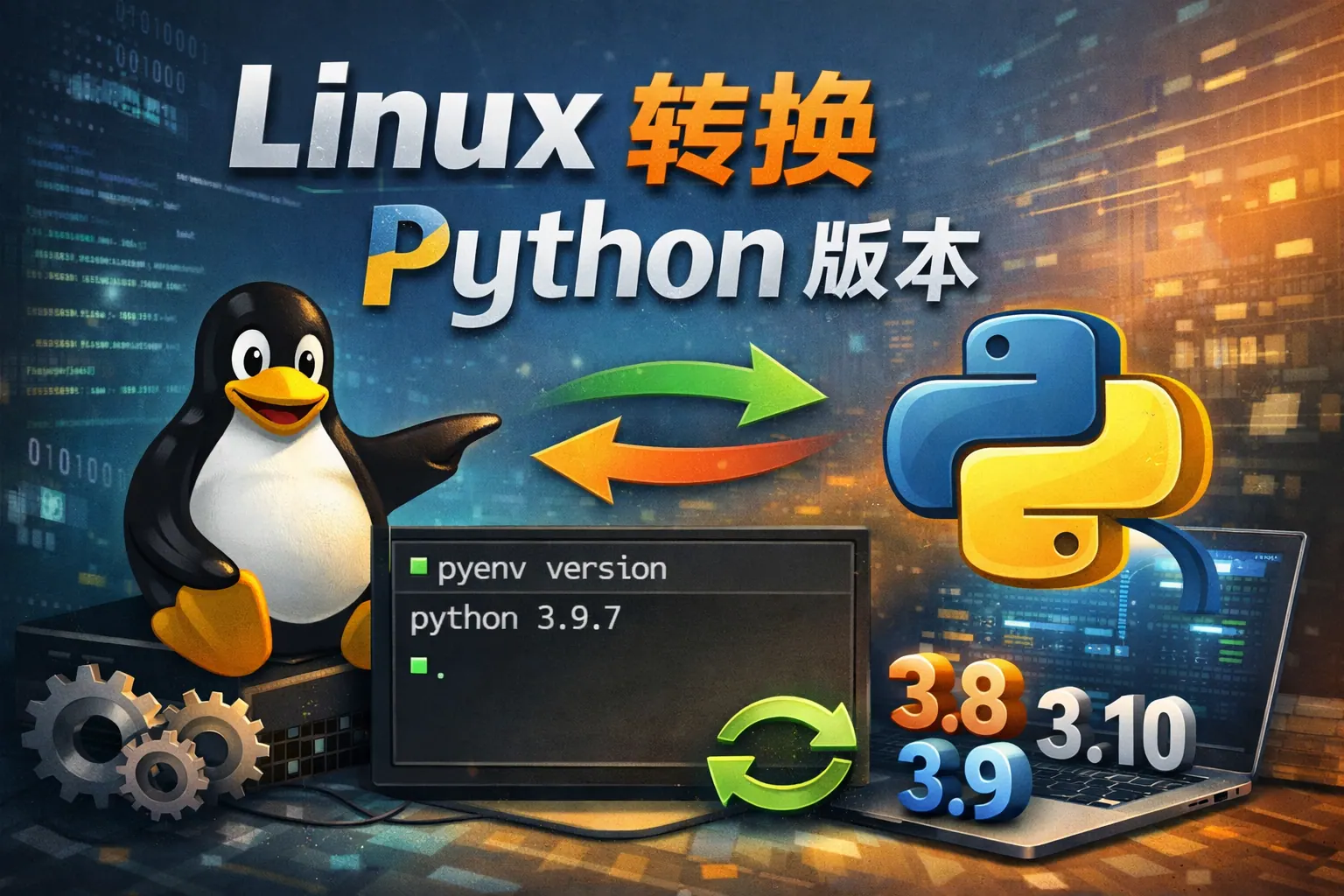 linux转换python版本的
