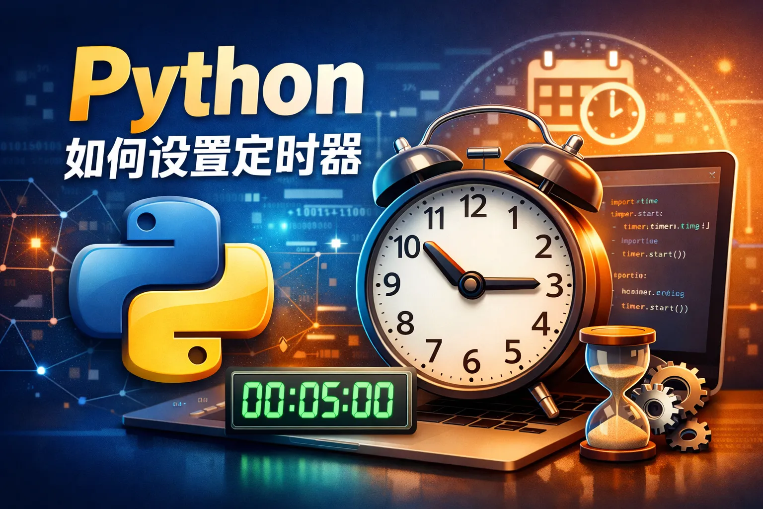 python如何设置定时器