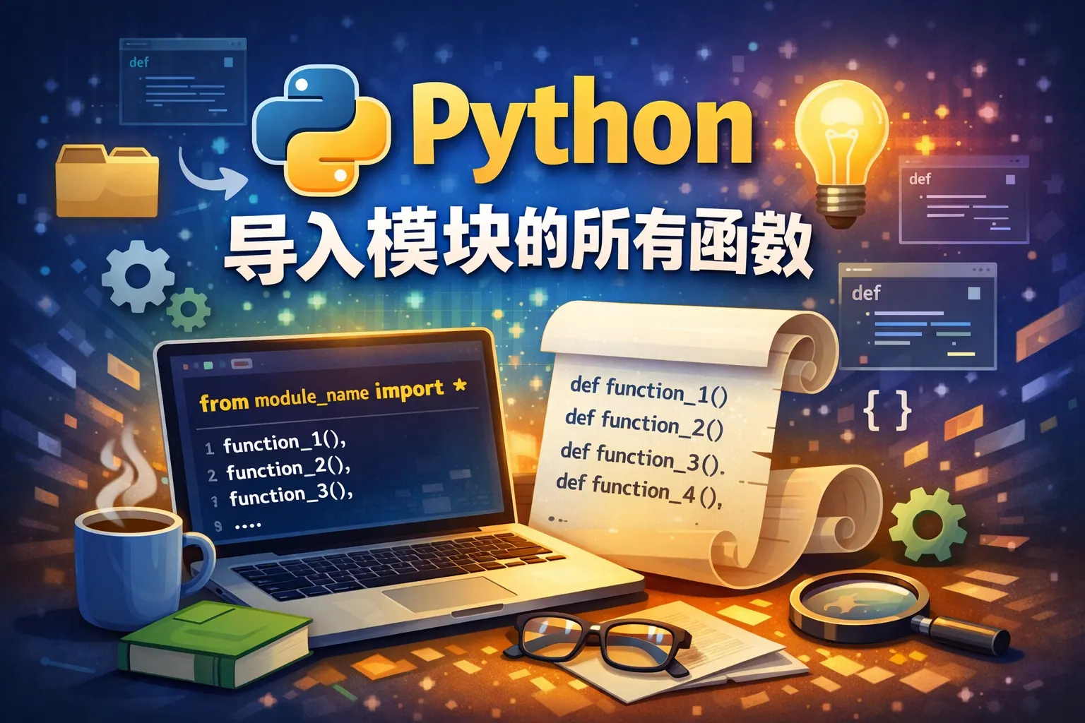 python导入模块的所有函数