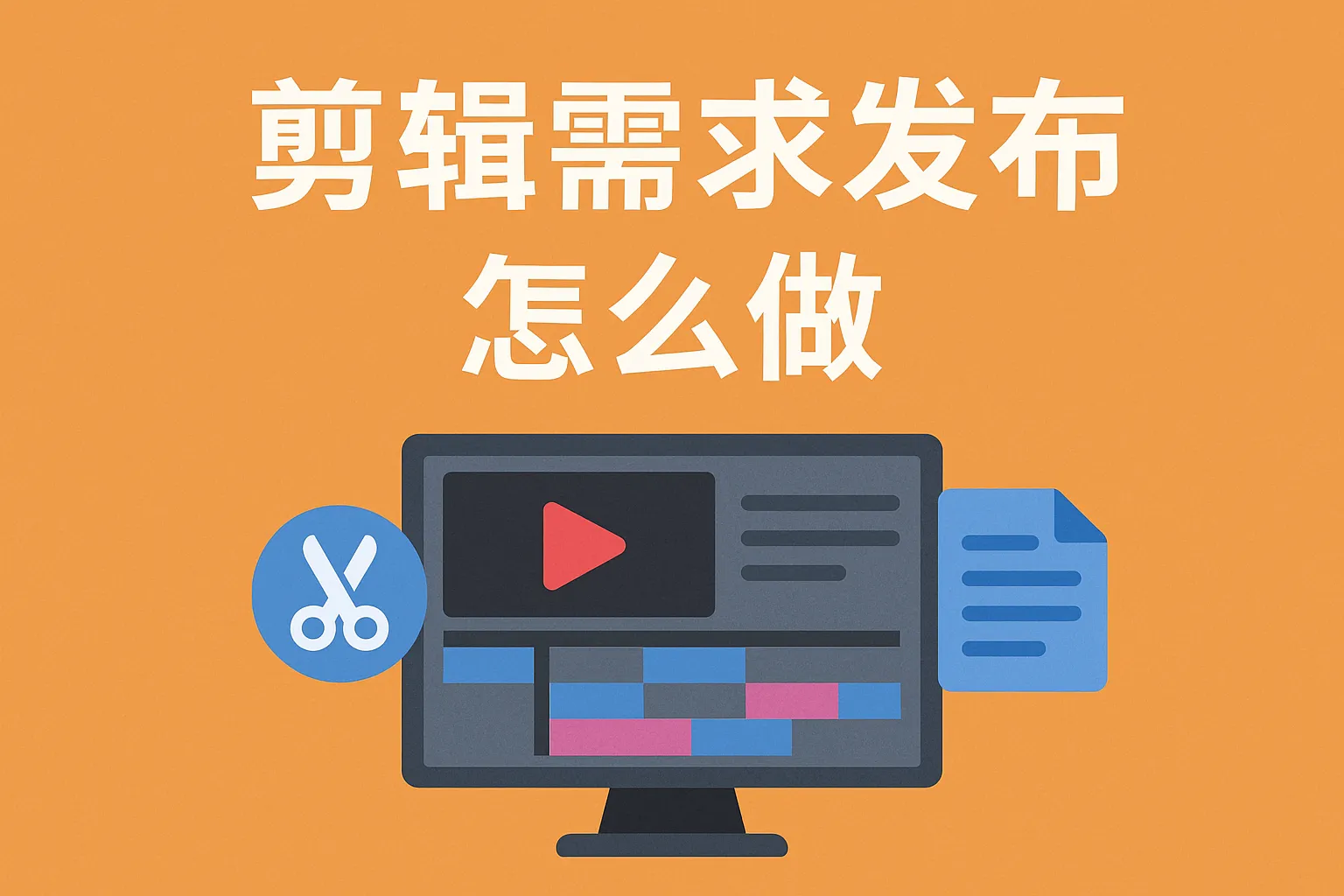 剪辑需求发布怎么做