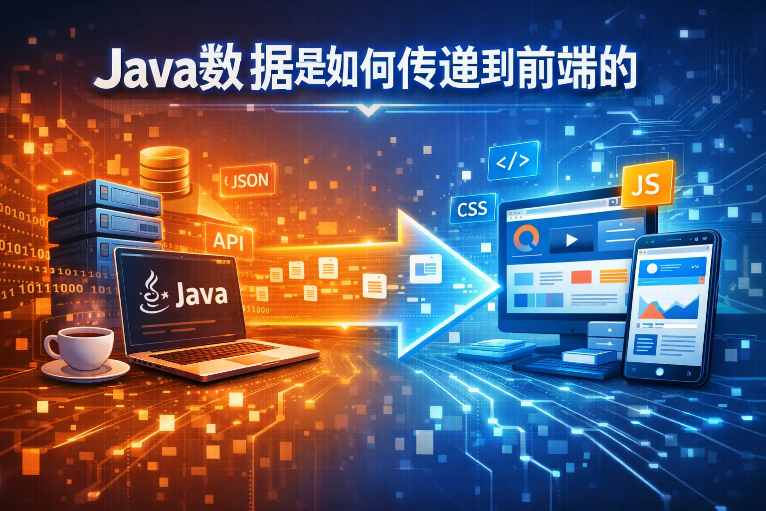 java数据是如何传递到前端的