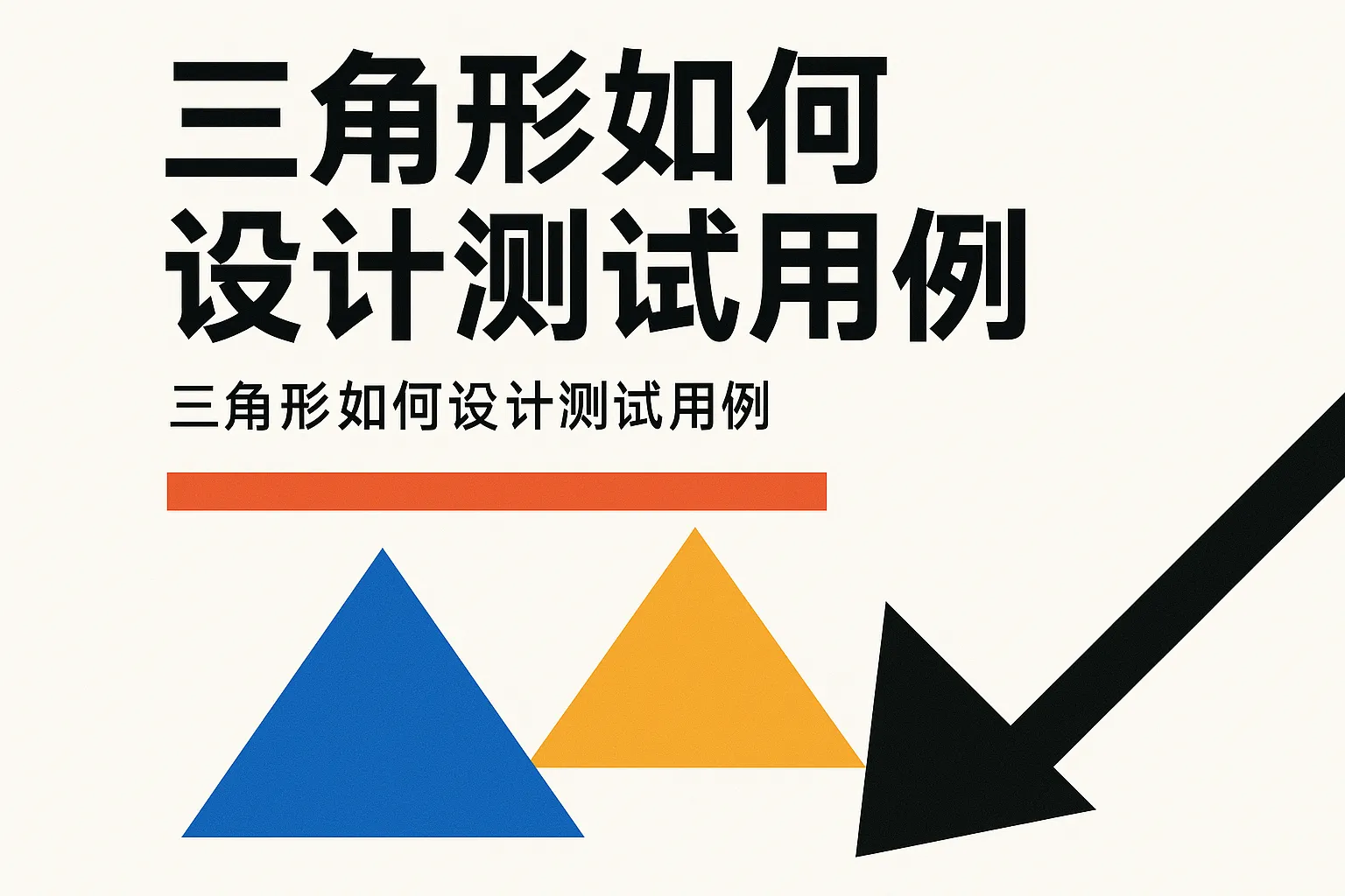 三角形如何设计测试用例