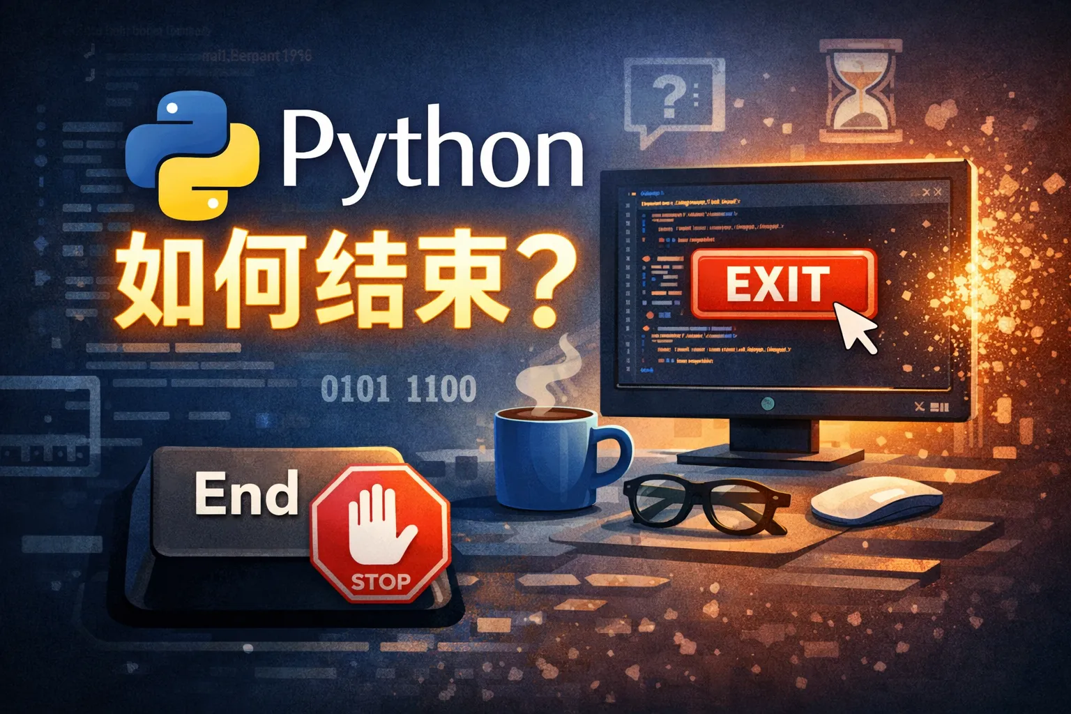 python 如何结束