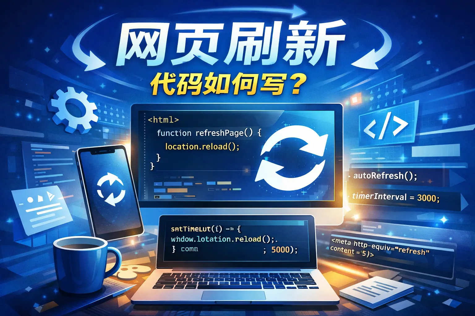 网页刷新 代码如何写
