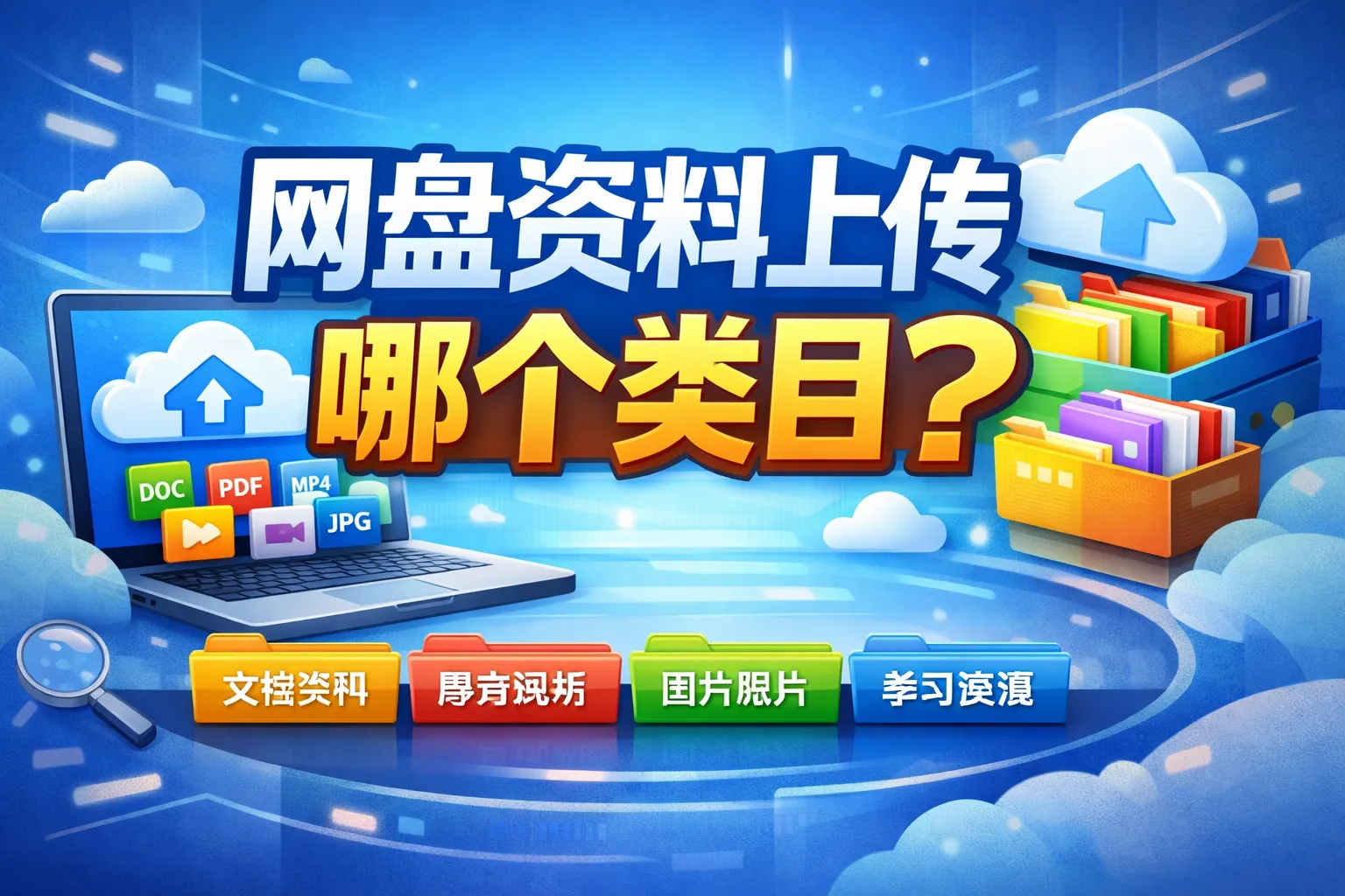 网盘资料上传哪个类目