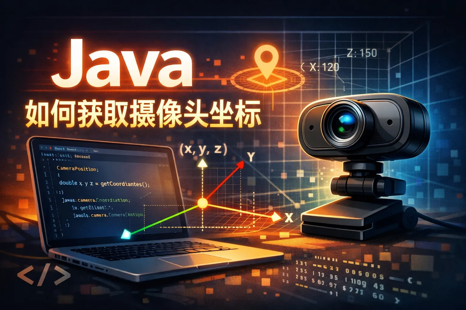 java如何获取摄像头坐标