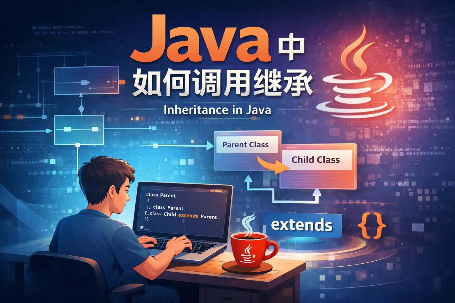 java中如何调用继承