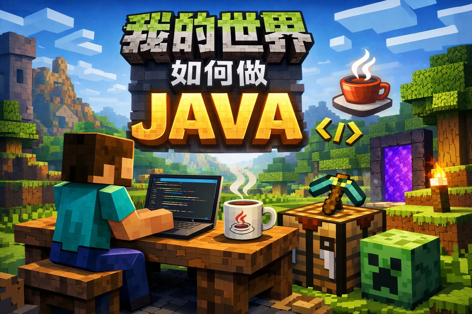 我的世界如何做java