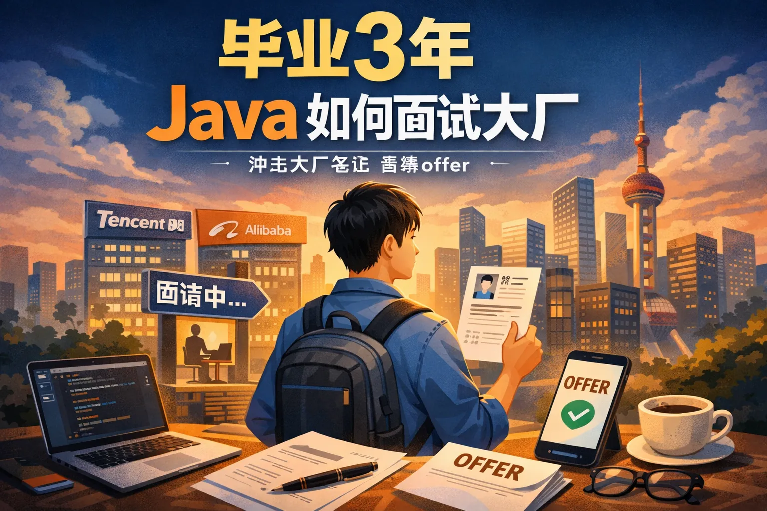 毕业3年java如何面试大厂