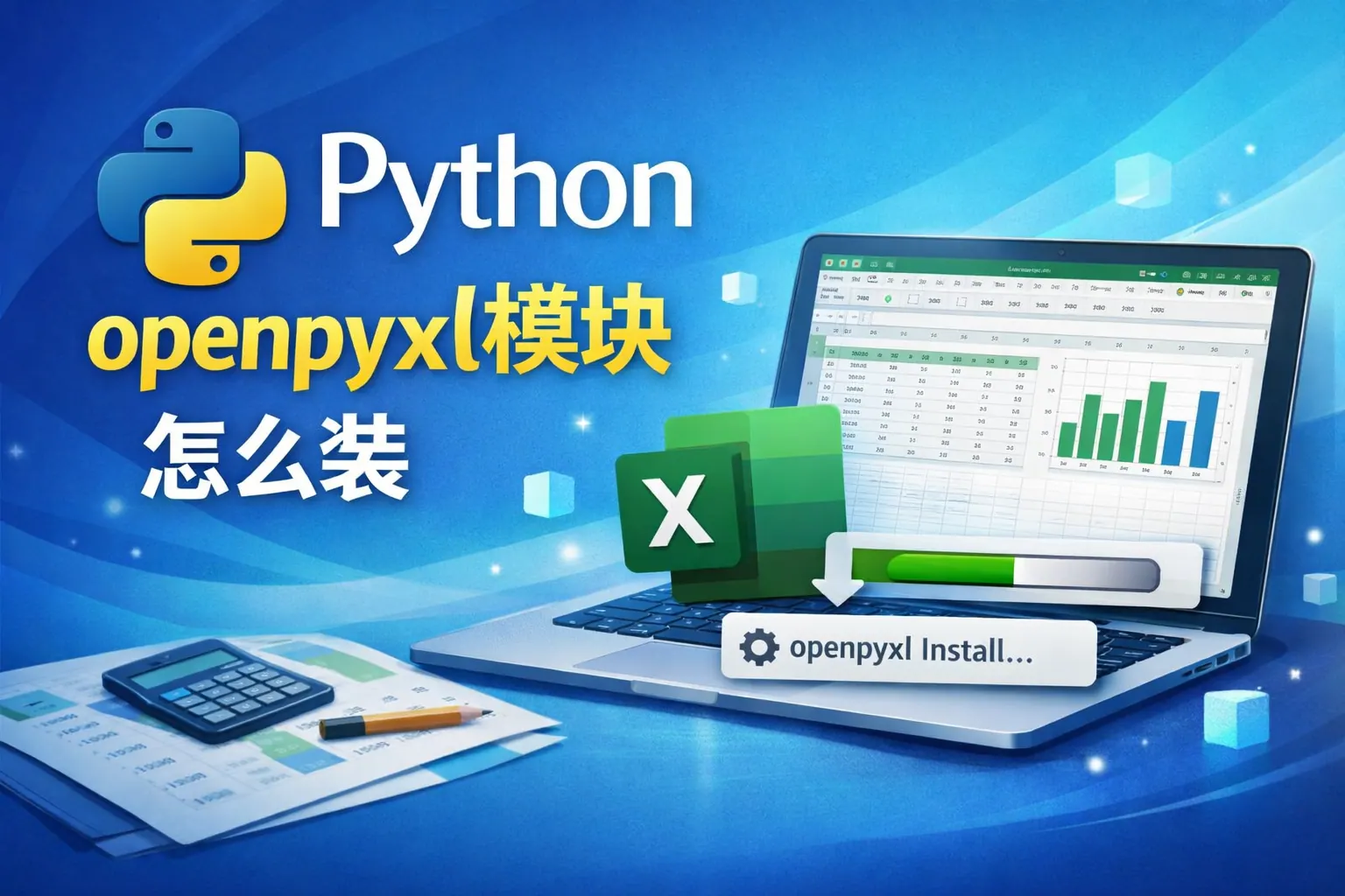 python openpyxl模块怎么装
