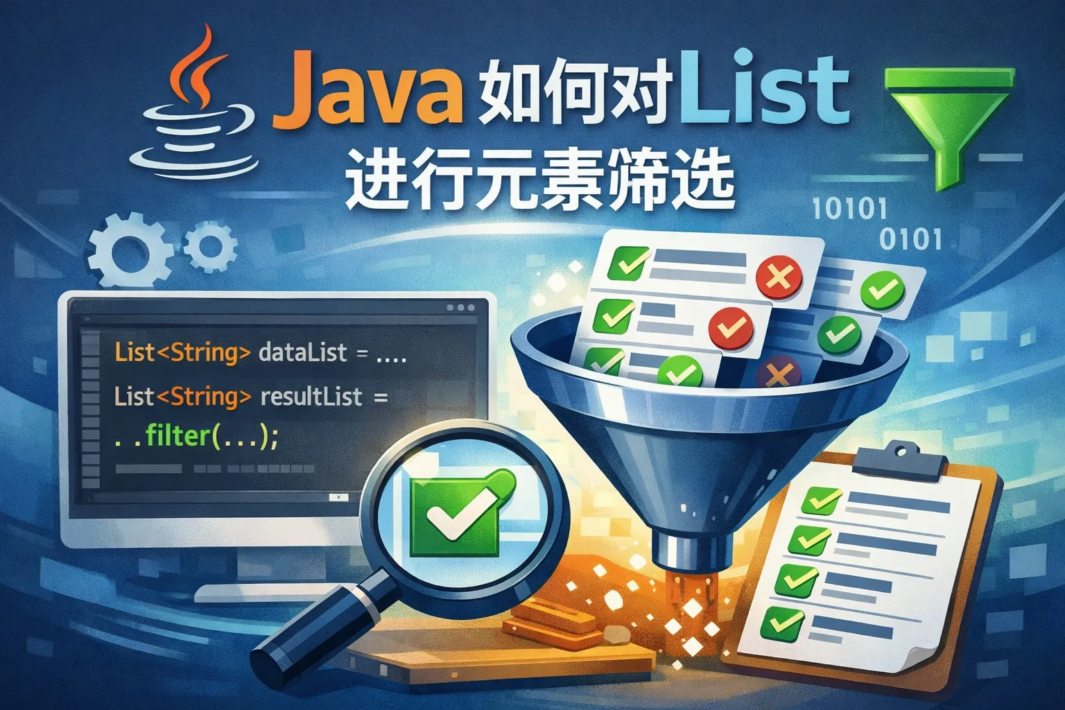java如何对list进行元素筛选