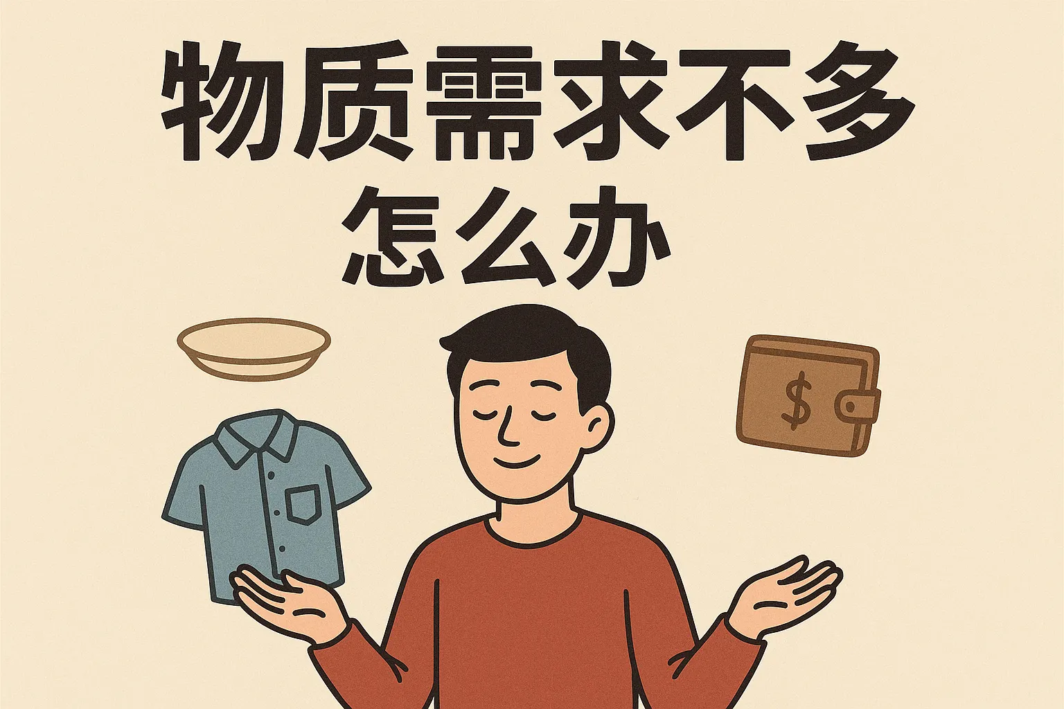 物质需求不多怎么办