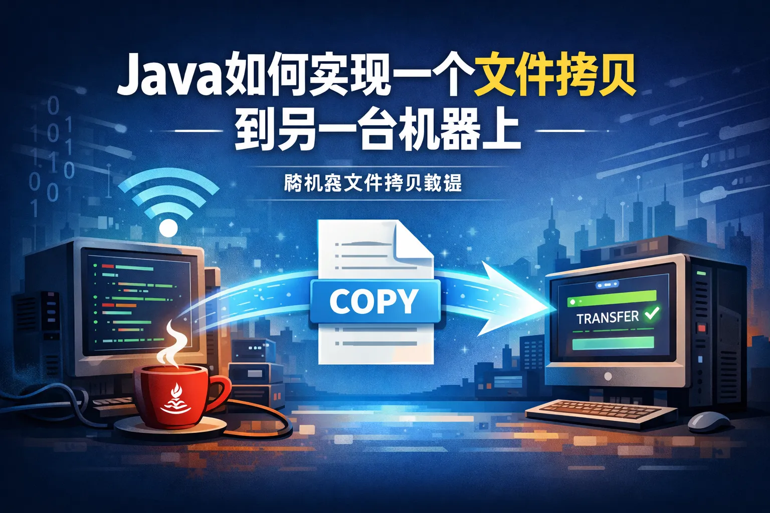 java如何实现一个文件拷贝到另一台机器上