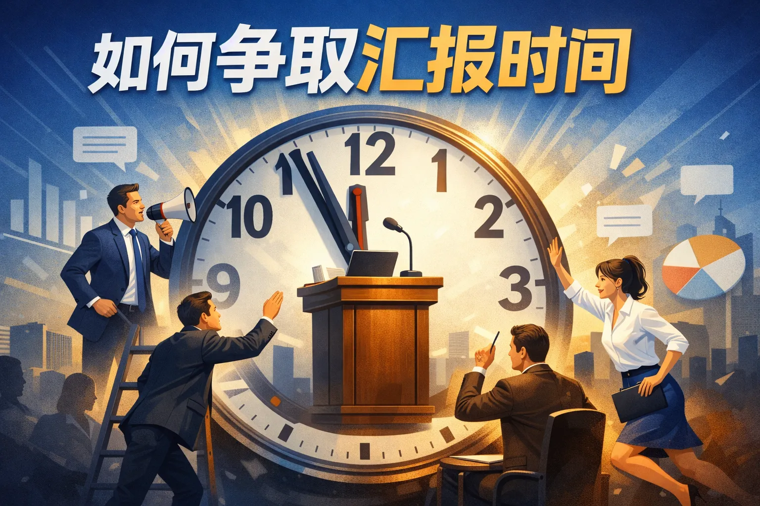 如何争取汇报时间