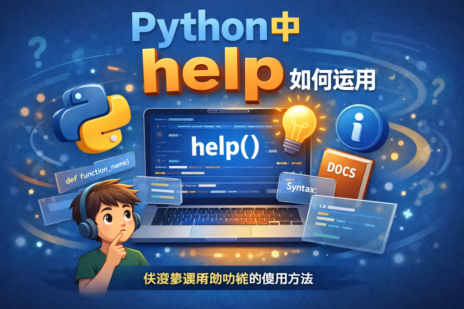 python中help如何运用