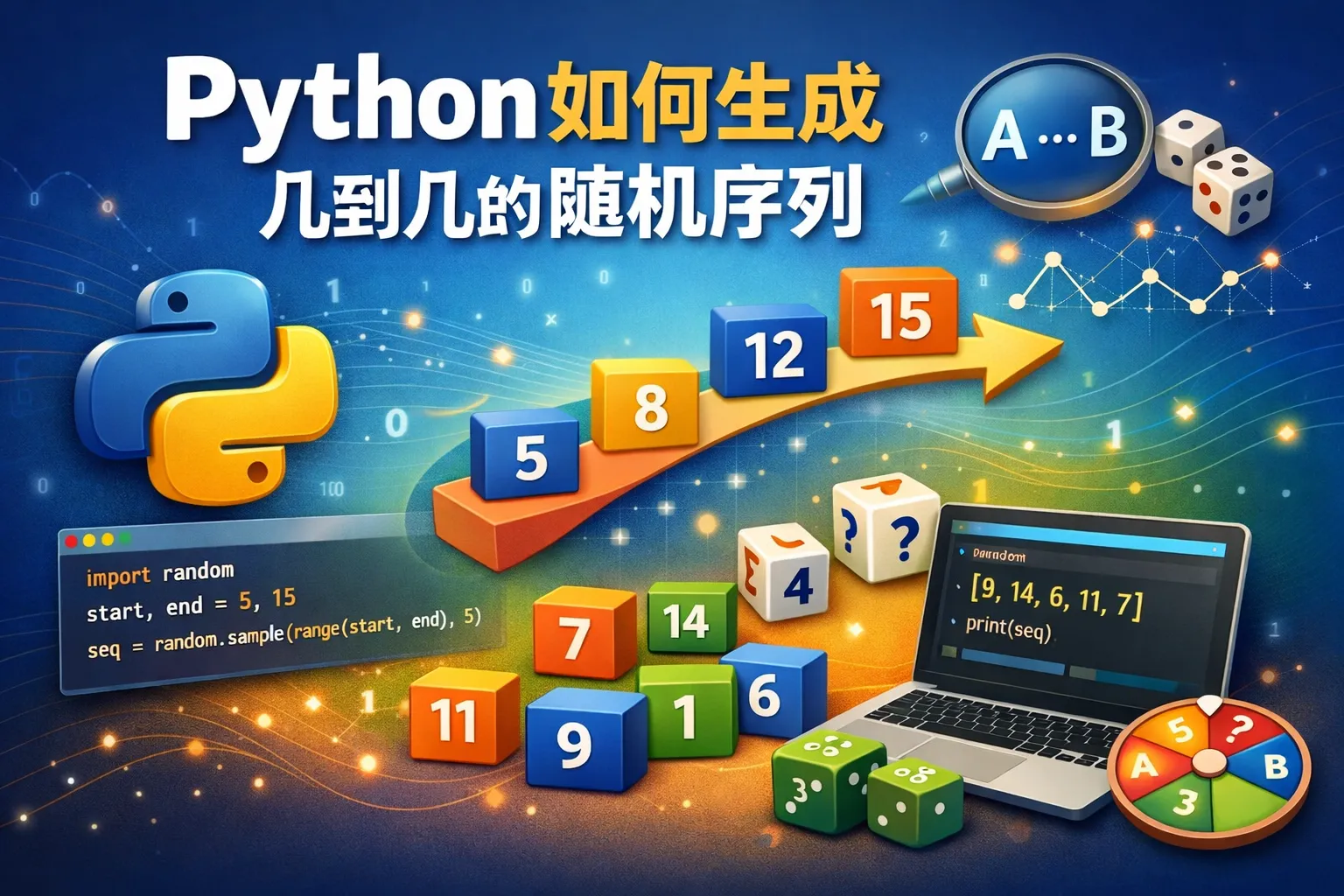 Python如何生成几到几的随机序列