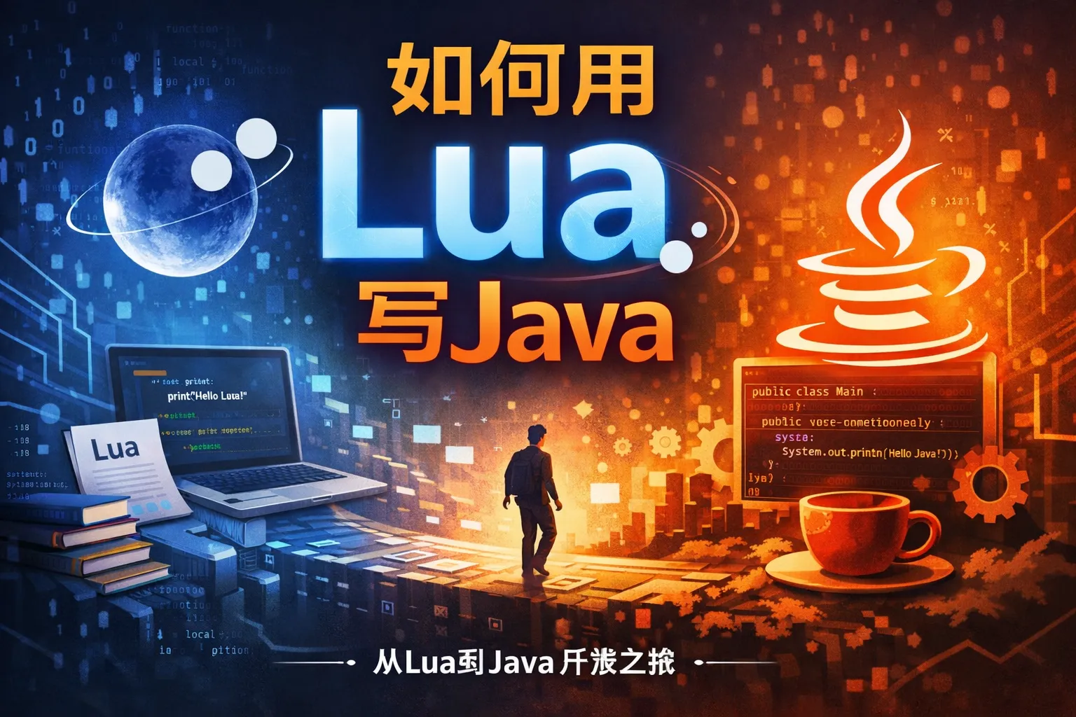 如何用lua写Java