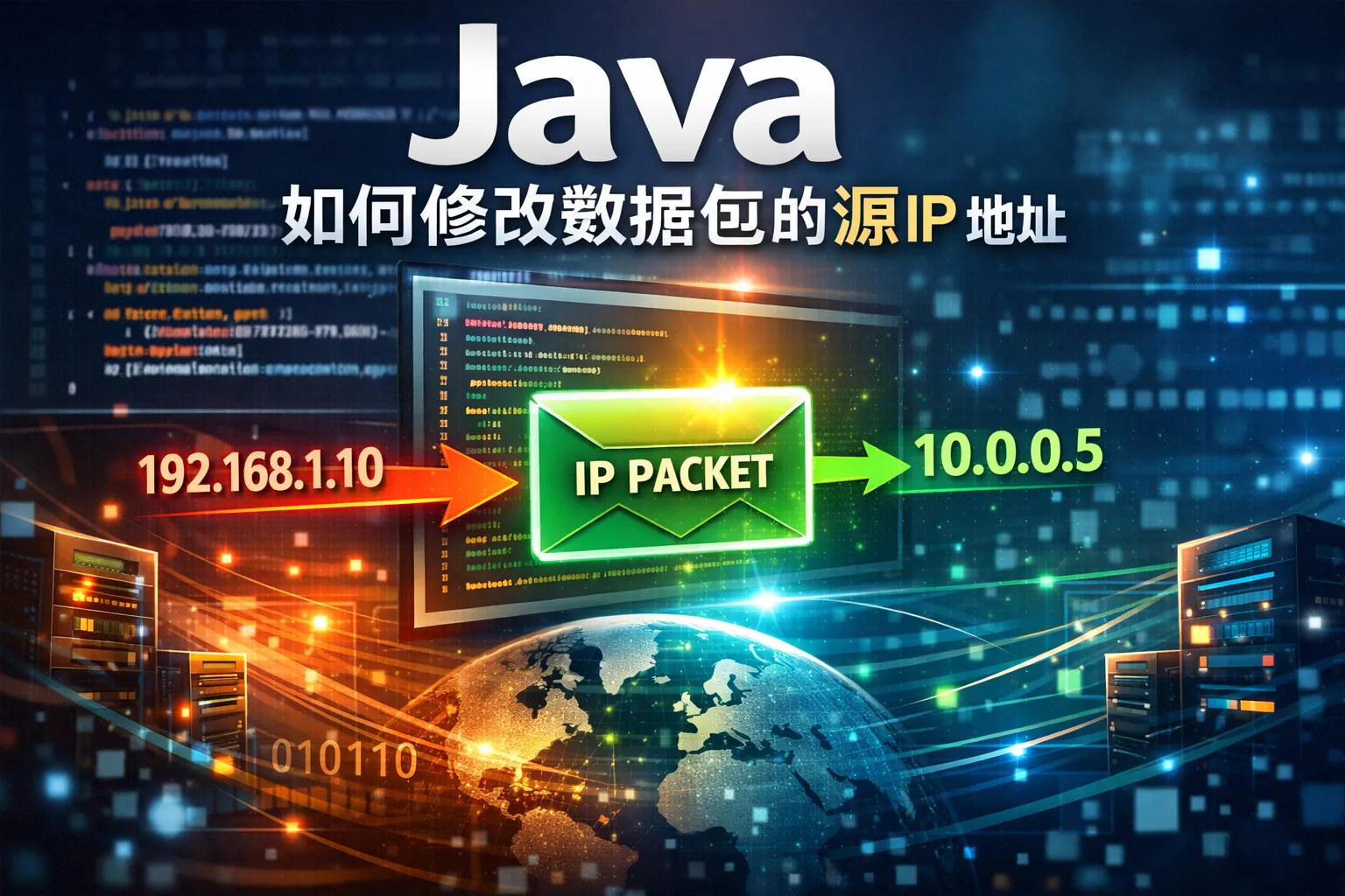java 如何修改数据包的源ip地址