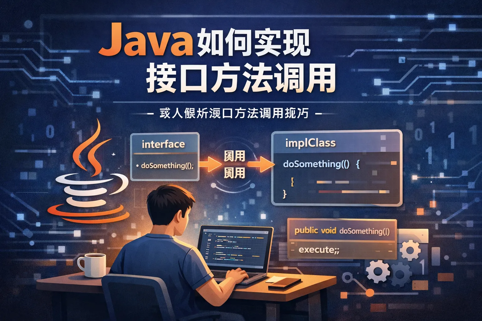 java如何实现接口方法调用