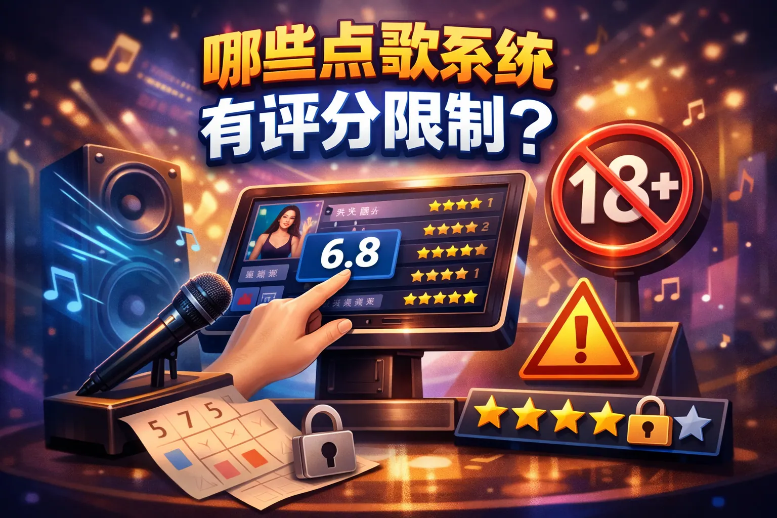 哪些点歌系统有评分限制