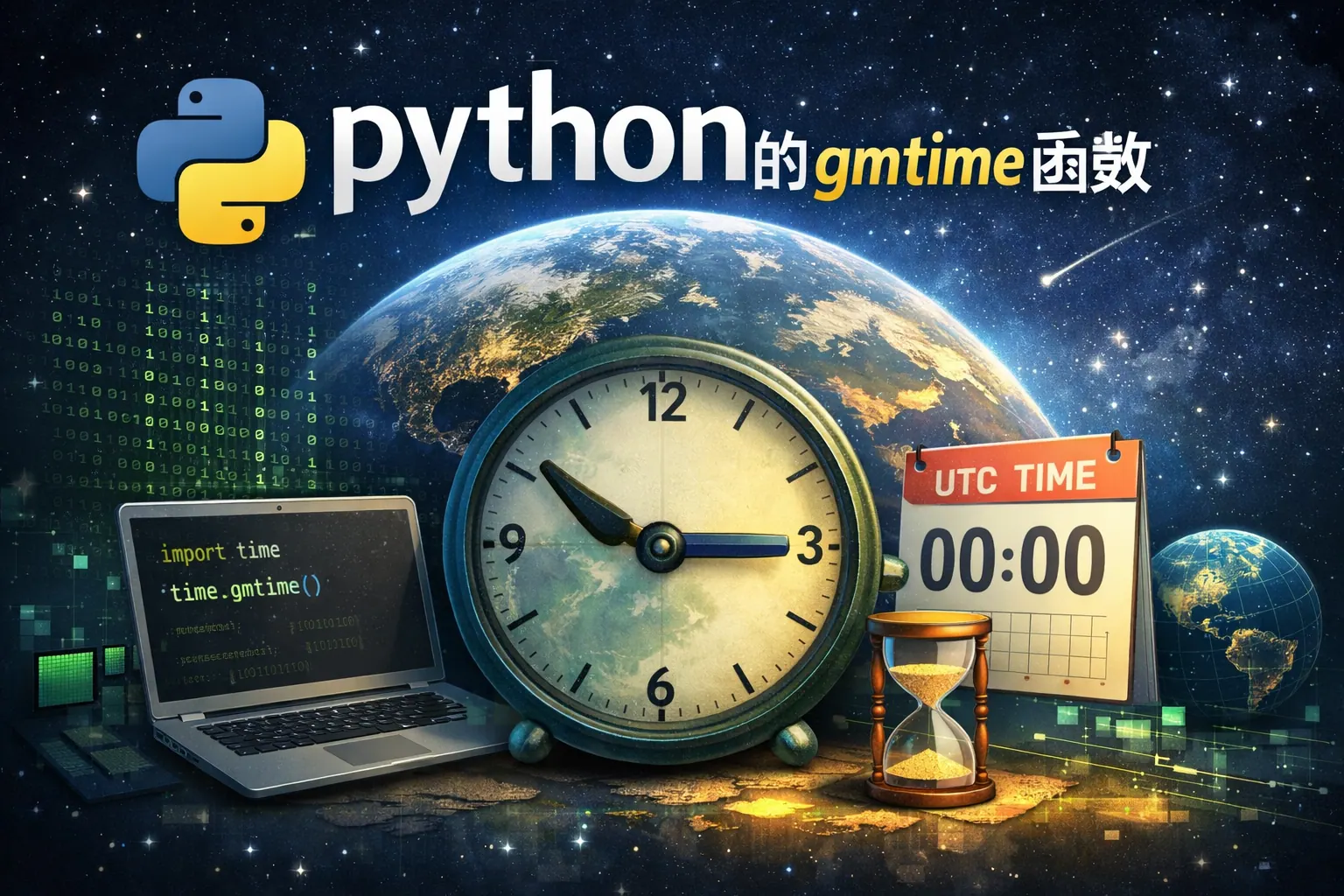 python的gmtime函数