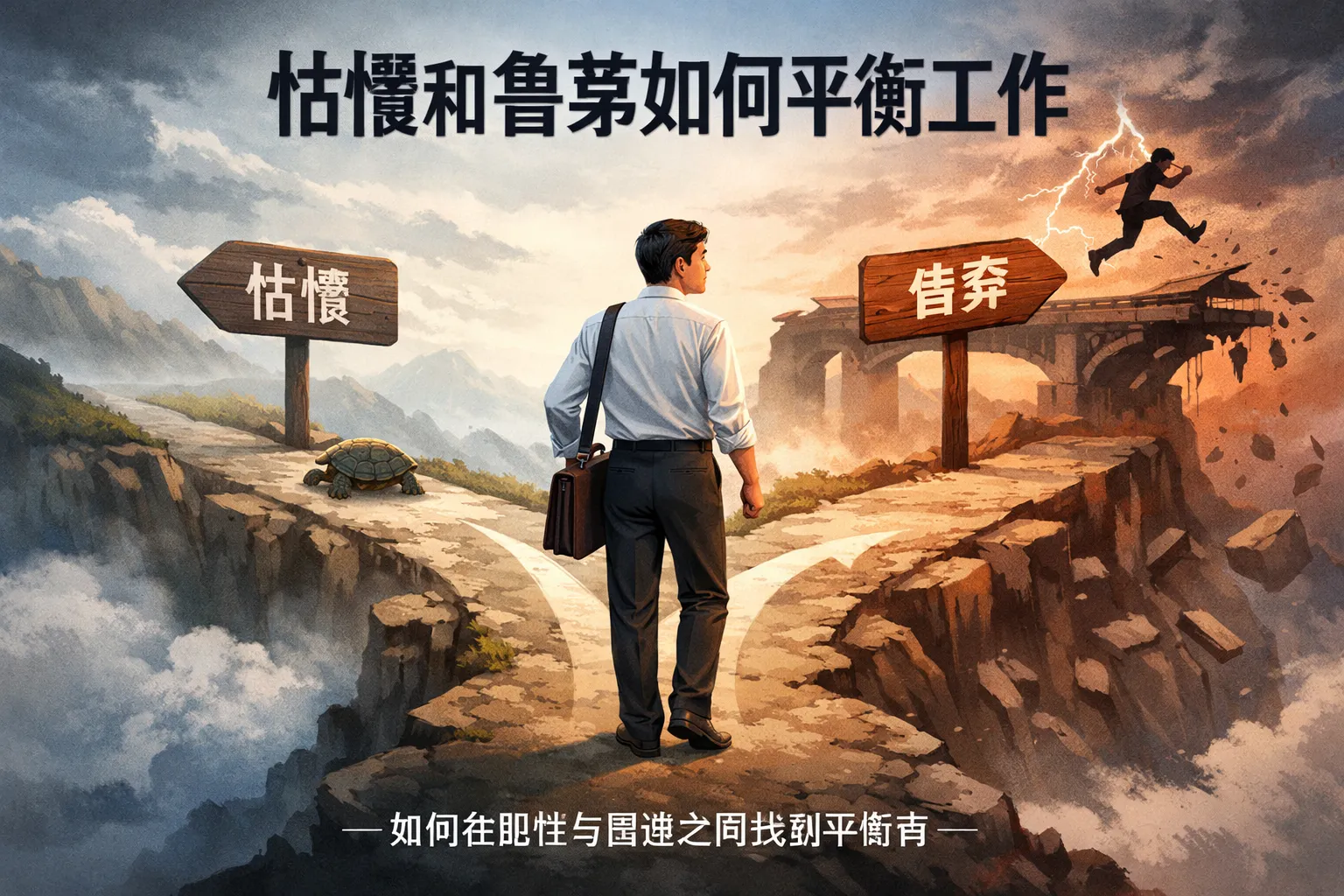 怯懦和鲁莽如何平衡工作