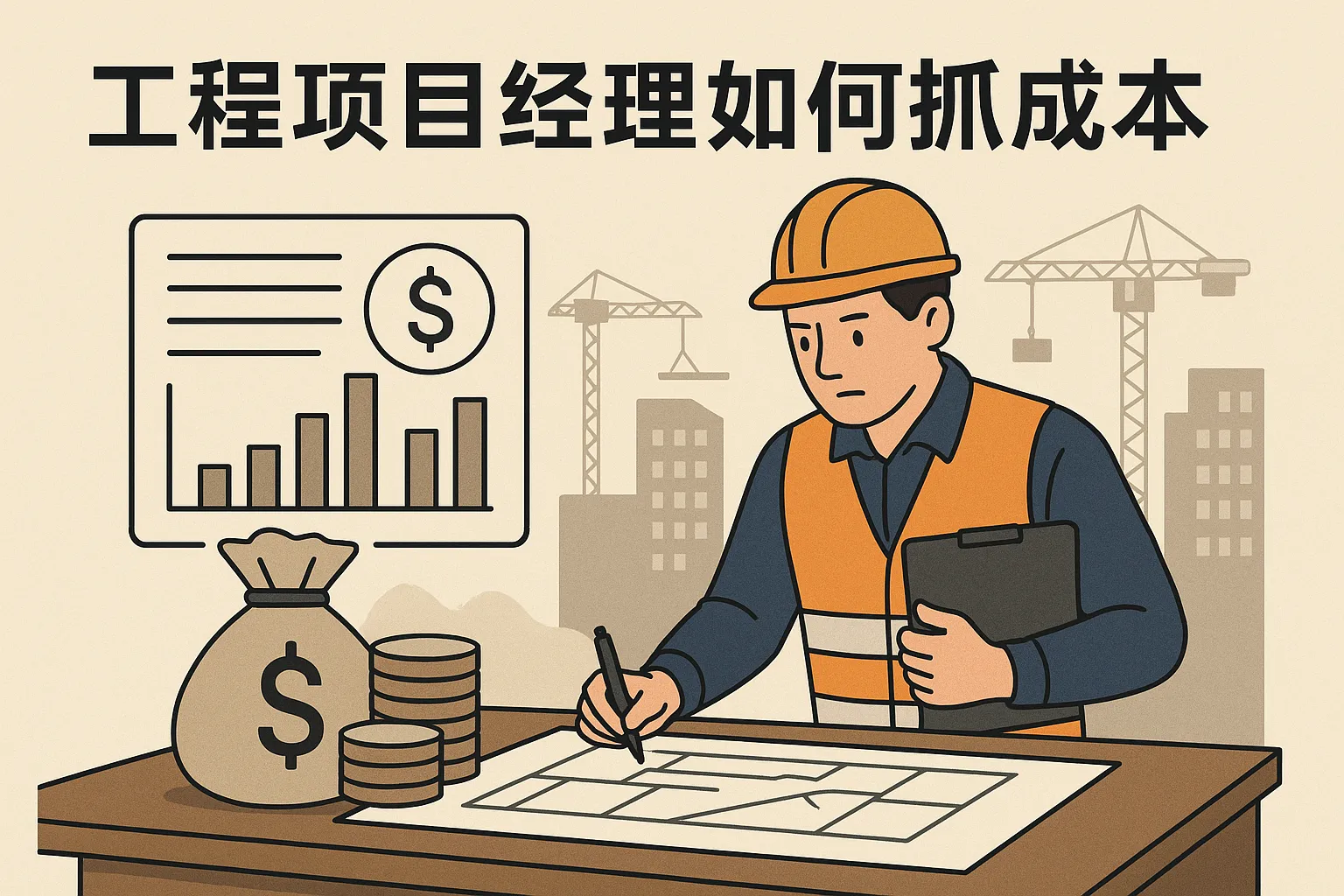 工程项目经理如何抓成本