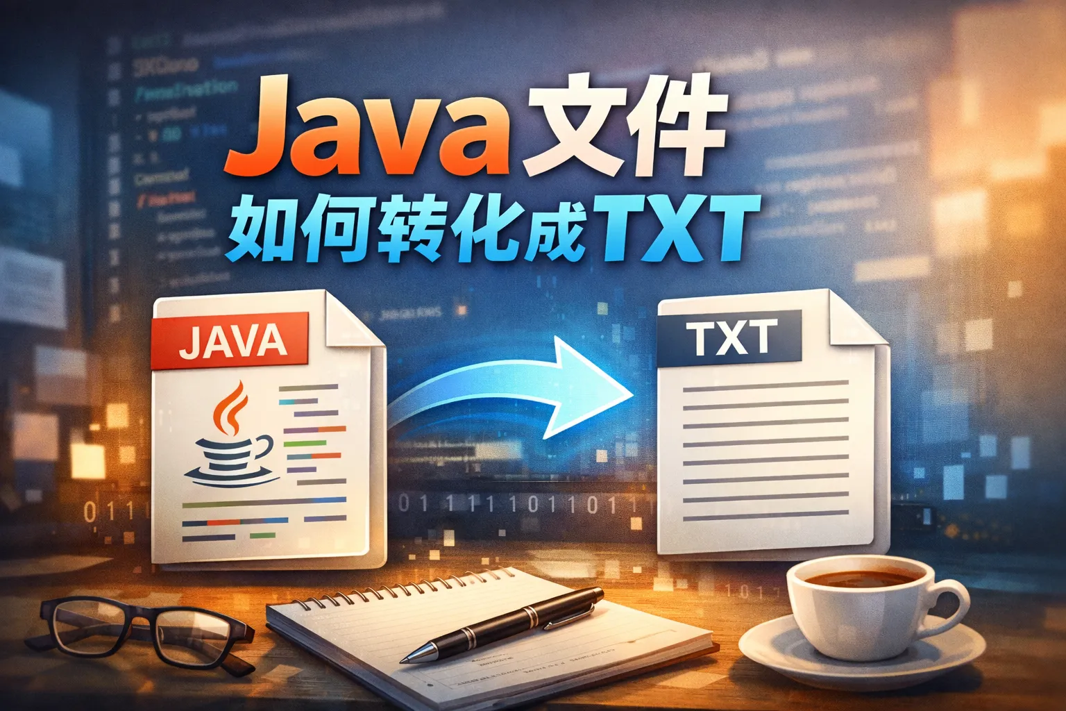 java文件如何转化成txt