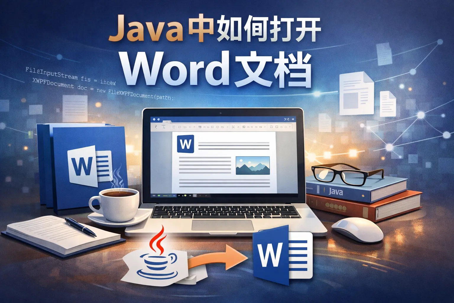 java中如何打开word文档