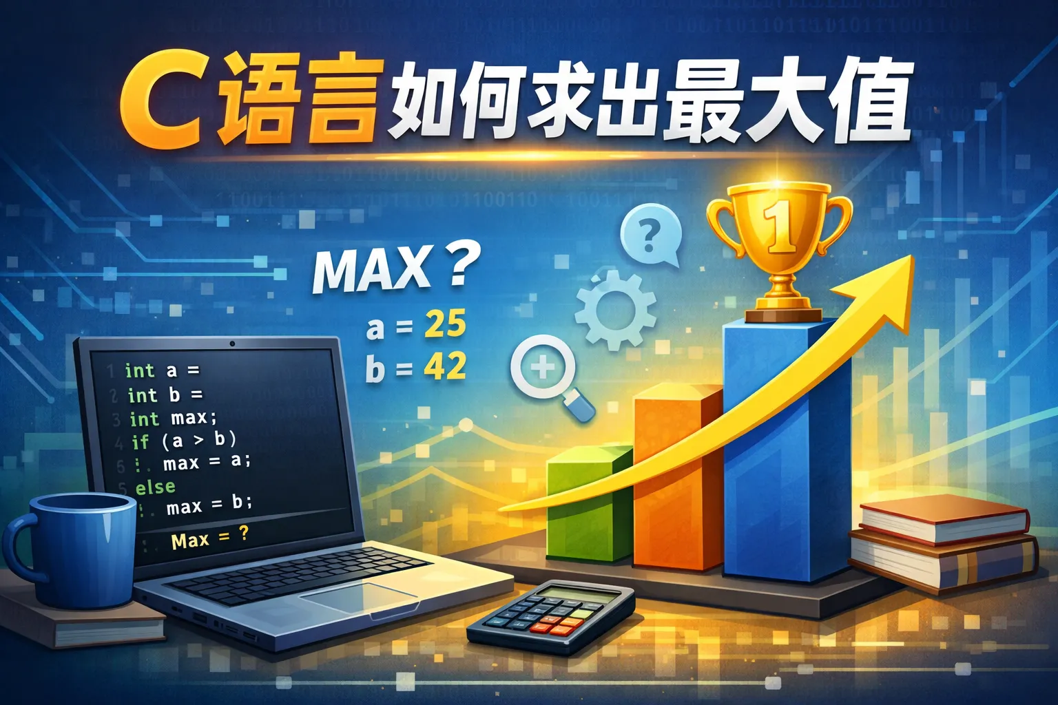 c语言如何求出最大值