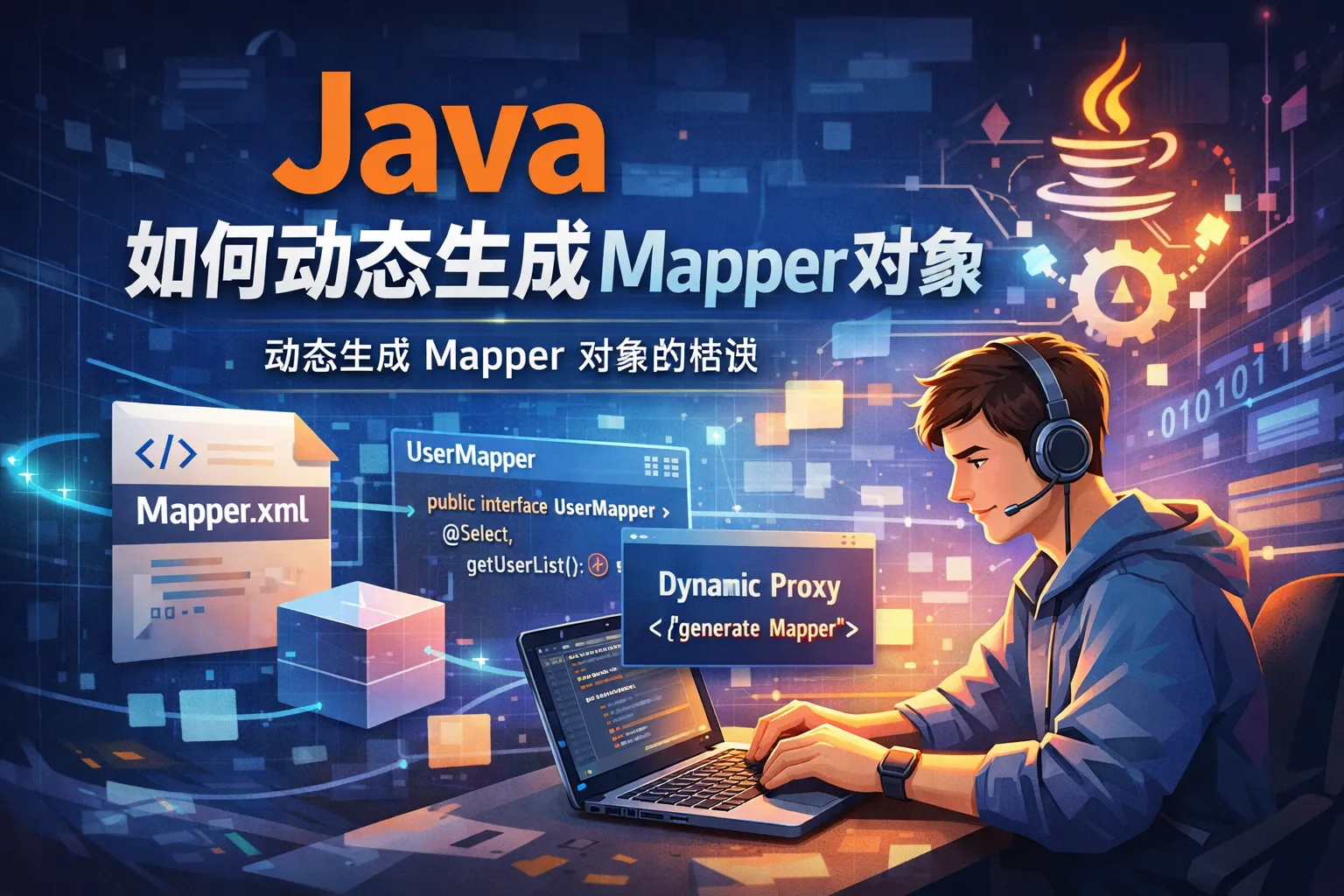 java如何动态生成mapper对象