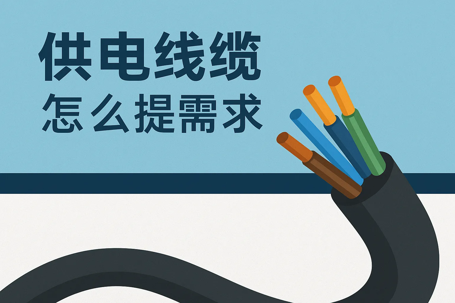 供电线缆怎么提需求