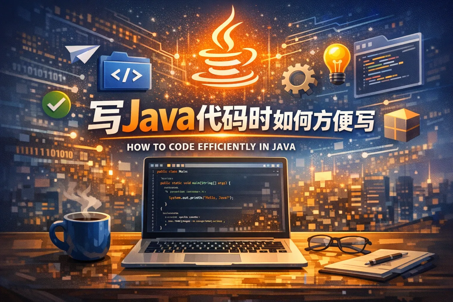 写java代码时如何方便写