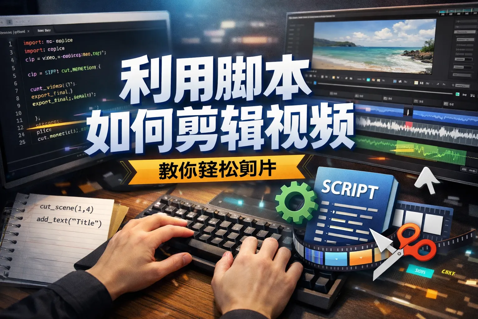 利用脚本如何剪辑视频